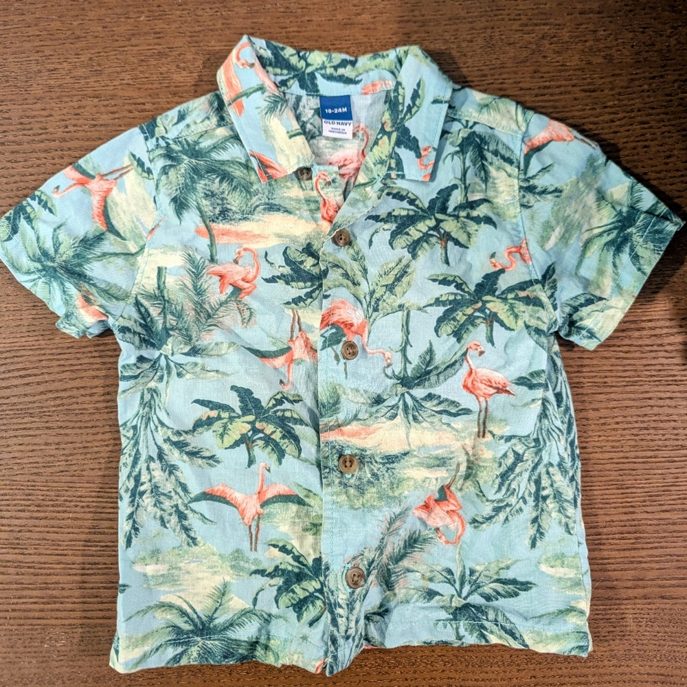 Set Of 2 Hawaiian Shirts From Old Navy